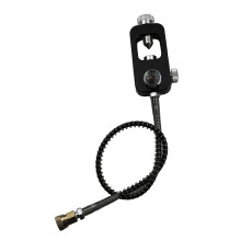 Diving Converter Air Tank Refill Regulator Adapter Black_Gauge_Pipe_B