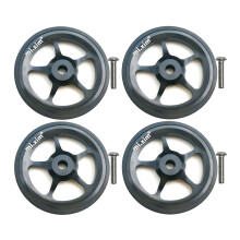 4pcs Folding Bicycle Easy Wheel Bike Transport Easywheel for Black