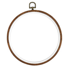 Hand Embroidery Hoop Cross Stitch Bamboo Frame Circle DIY Needlecraft