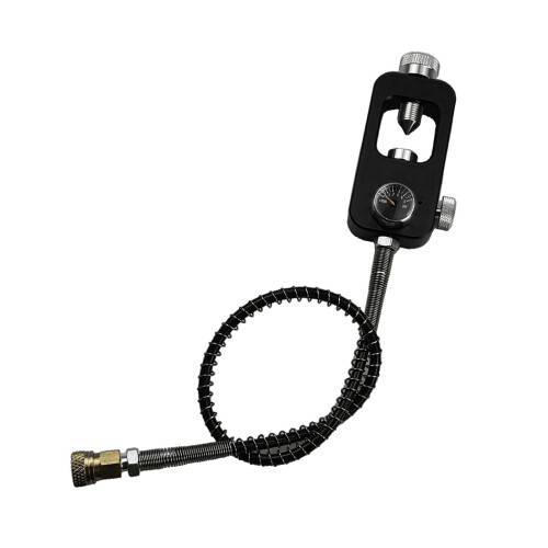 Diving Converter Air Tank Refill Regulator Adapter Black_Gauge_Pipe_B 1