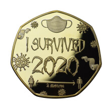 2020 Commemorative Copy Coins Commemorative Collector Coins Gifts Silv