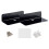 2x Acrylic Floating Wall Rack Small Display Shelf for Wireless Speaker 1