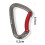 25KN Carabiner 4" Gate Auto Locking Lock Keychain Clasp Gray Bent Gate 2