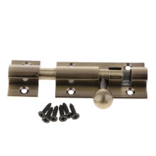 Door Slide Catch Lock Bolt Latch Barrel for Home Gate Security 4inch B