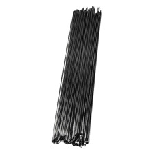Bicycle Spokes & Nipples, J-Bend Spoke Bike Spoke 268mm Black 36PCS