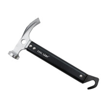 Tent Mallet Peg Puller Driver Hammer Aluminum Alloy Hiking Mini no Str