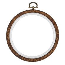 Hand Embroidery Hoop Cross Stitch Bamboo Frame Circle DIY Needlecraft