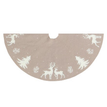 Tree Skirt Base Large Panel 92cm Christmas Tree Skirt for Home Decorat