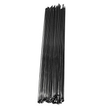 Bicycle Spokes & Nipples, J-Bend Spoke Bike Spoke 280mm Black 36PCS