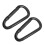 2Pieces Small Spring Clip Snap Clasp Hook Keyring Karabiner D Shaped 2