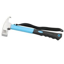 Outdoor Tent Peg Hammer Fishing Hiking Climbing Stake Nail Puller Blue