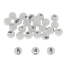 25pcs Slotted Tungsten Fly Tying Beads Fast Sinking Nymph Head Beads W