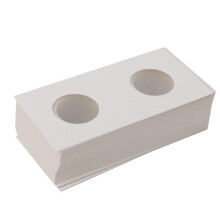 50 Pcs Cardboard Coin Collecting Holder 2x2 Coin Flips for Collectors