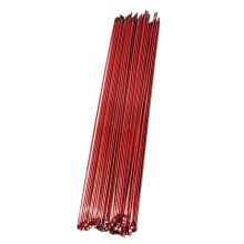 Bicycle Spokes & Nipples, J-Bend Spoke Bike Spoke 268mm Red 36PCS
