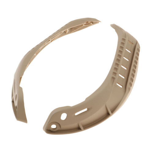 MICH Helmet Accessory Rail Mount Kit Helmet Side Rail Guides Tan 1
