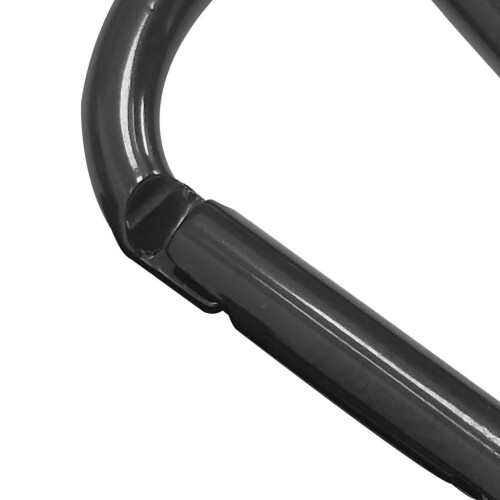 Small Spring Clip Snap Clasp Hook Keyring Karabiner D Shaped 2