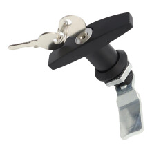 T-Shape Handle Lock with Keys Zinc Alloy Caravan Canopy Locks 1Pc Bla