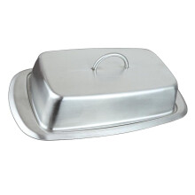 Stainless Steel Butter Dish Serving Tray stainless steel with lid Sty