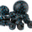 15Pieces Acrylic Multi Side Numeral Dice for Role Play Board Game Blue 3