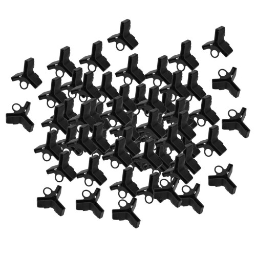 100 Pcs Large Fishing Treble Hooks Case Bonnet Protector Cap Cover Hol