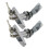 T-Shape Handle Lock with Keys Zinc Alloy Caravan Canopy Locks  2Pcs Si 1