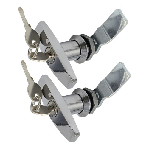 T-Shape Handle Lock with Keys Zinc Alloy Caravan Canopy Locks  2Pcs Si