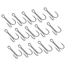 10pcs Dual Double Fishing Hooks High Carbon Steel Frog Toad Lure Hook