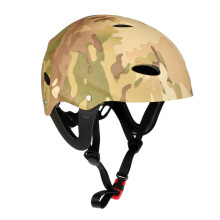 Adult Kids Water Sports Safety Helmet Kayak Canoe Hard Cap Army Green
