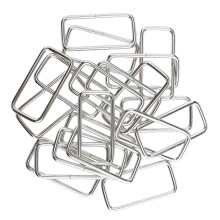 20 Pieces Metal Square Buckle Connector for DIY Bag Craft 38x16x2.8mm