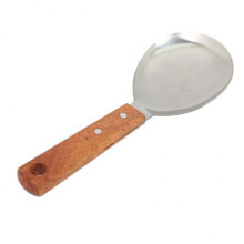 3xWood Handle Non Stick Rice Spoon Soup Ladle Heat Resistant for Kitc