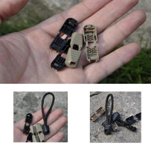 10x Zip Loop Cord Ends for Two Ends to Fit 3 - 4mm Elastic Shock Bunge
