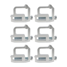 Aluminum Heavy Duty Mounting Clamps for Chevy More Pick-up Truck Silve