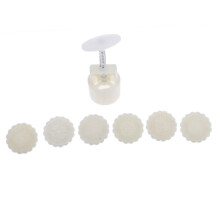 Moon Cake Mould Baking Round Hand Pressure Pastry Mold 75g