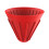 Silicone Coffee Dripper Cone for Home Office Camping RV Red 2