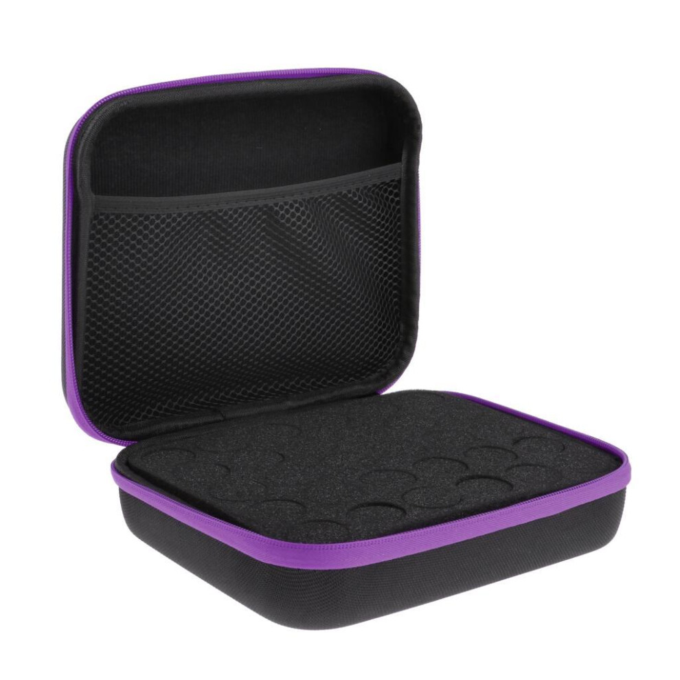 30 Bottles Essential Oil Carry Case 5ML~15ML Holder Storage Bag Box Pu