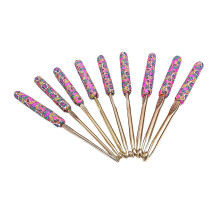 9x Aluminum Crochet Hooks Knitting Needles Sewing Yarn Craft Tools Pin