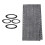 Waterproof Universal Replacement Fabric for Deck Chair Black Gray 1