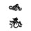 10 Pairs Bike Handlebar Extension Mount Conversion Extender Spacer -Tw 1
