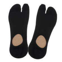 1 Pair Male Split 2 Toe Flip Flop Socks Tabi Socks Sports Anklets Blac