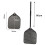 Professional Aluminium Pizza Peel Spade Shovel Paddle 2