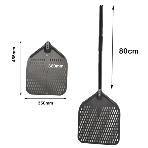 Professional Aluminium Pizza Peel Spade Shovel Paddle 1