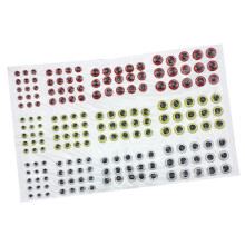 183pcs Fishing Lure Eyes 3D Holographic Eyes Fly Tying Jigs Crafts DIY