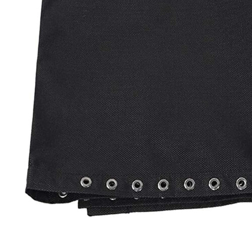 Waterproof Universal Replacement Fabric for Deck Chair Black 2