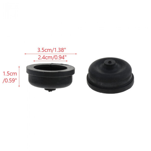 10 Pieces/set Aquarium Oxygen Pump Replacement Parts Diaphragm Size_A 1