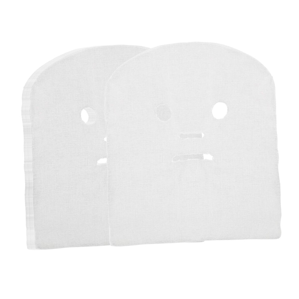 100Pcs Gauze Facial Mask Non-Irritating Disposable for Salon 25x30cm