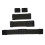 Bra Extender Womens Bra Back Extension 2 Hook 3 Rows Band Straps Black 1