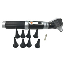 Otoscopio LED Endoscope Otoscope Ear Cleaner Kit with 8 Tips Yellow L