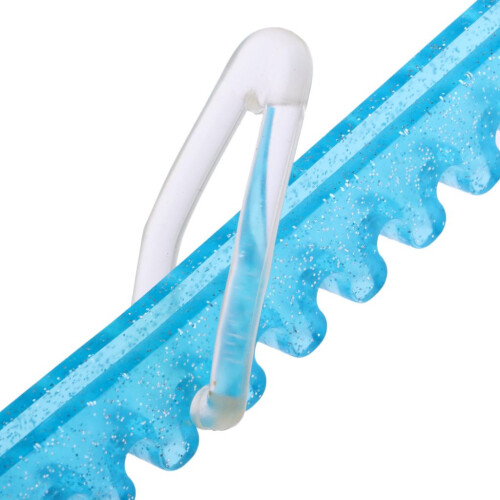 2pcs Soft Plastic Ice Hockey Figure Skate Blade Guard Cover Protector 2