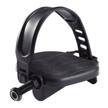 Exercise Bike Pedal with Straps Cycling Parts Long 14mm spindle