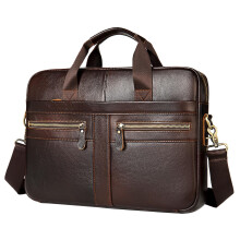 Mens Business Leather Briefcase Handbag Laptop Shoulder Messenger Bag